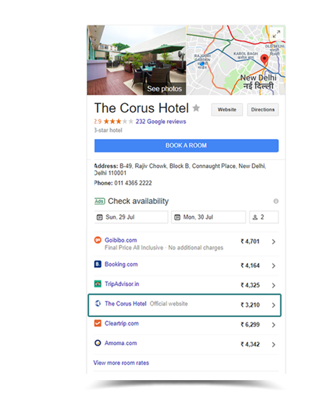 Google Ads, Get direct booking from Google, Google Hotel Ads, Get booking through Google, increase booking